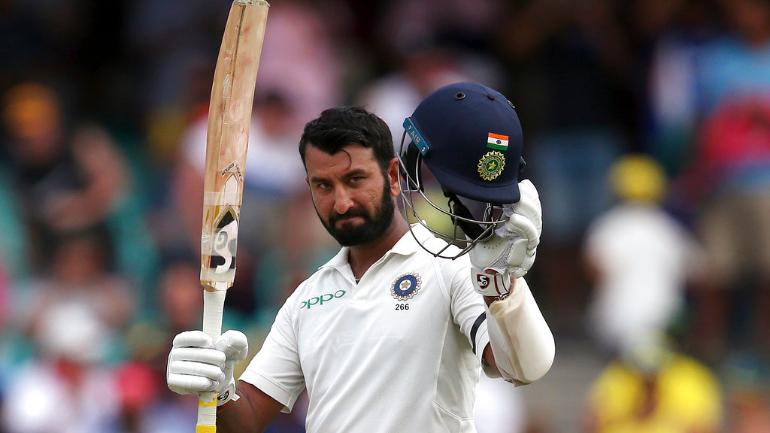 Cheteshwar Pujara was adjudged man-of-the-series for top-scoring in the Border-Gavaskar series (AP Photo)