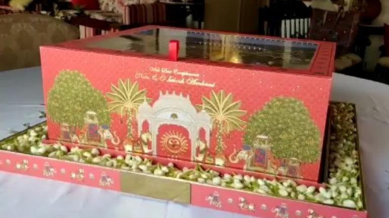 Akash Ambani and Shloka Mehta's wedding invite unboxing video