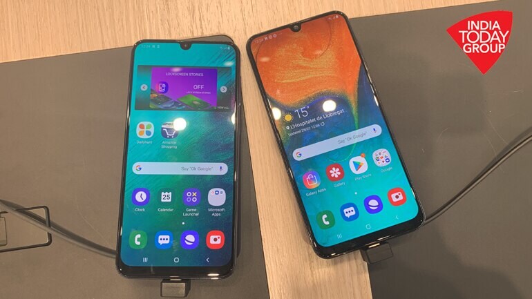 samsung galaxy a30 a50 quick review affordable mid range phones that feel premium technology news