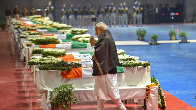 Pulwama terror attack: India mourns its martyrs, PM Modi and Rahul Gandhi pay tribute