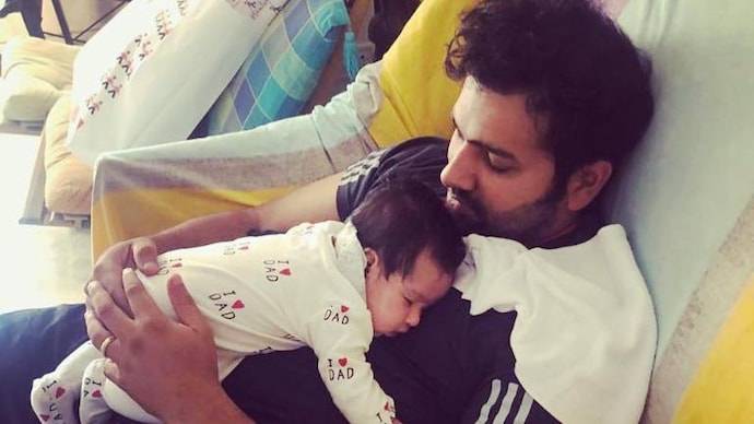 This is special, so good to be back: Rohit Sharma posts picture with baby Samaira - India Today