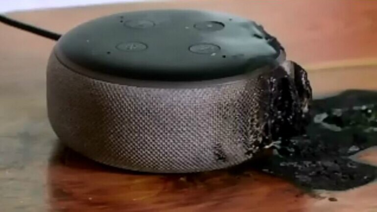 Alexa On Fire Amazon Echo Dot Bursts Into Flames Technology News