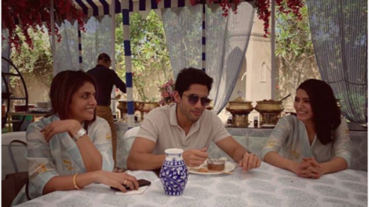 Samantha Twinning With Mother In Law Lakshmi Daggubati Is Tuesday Treat For Naga Chaitanya See Pic Movies News