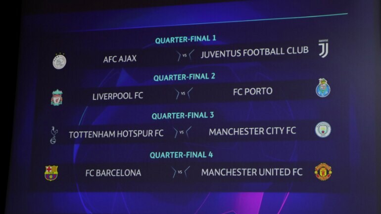 Champions League Draw Manchester United To Face Barcelona