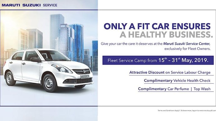Maruti Suzuki India to organise service camp for fleet owners from