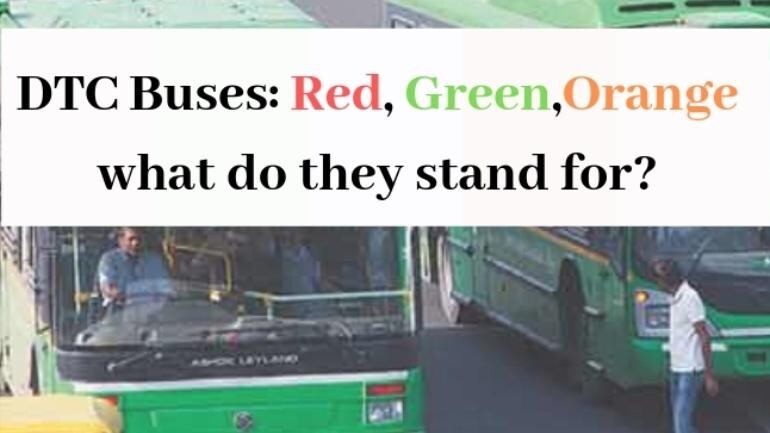 Dtc Buses Red Green And Orange What Do They Stand For Information News