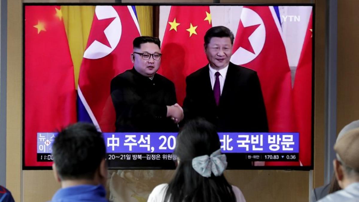 Chinese President Xi Jinping holds talks with Kim Jong-un in North Korea