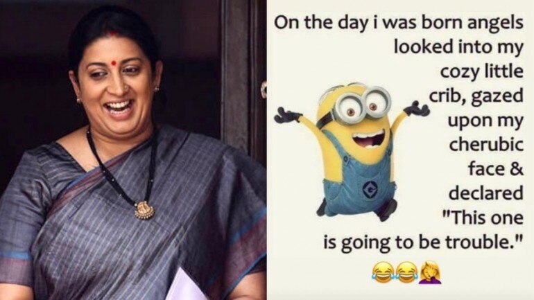 Smriti Irani has one of the most hilarious Instagram account Photo: Instagram/ Smriti Irani