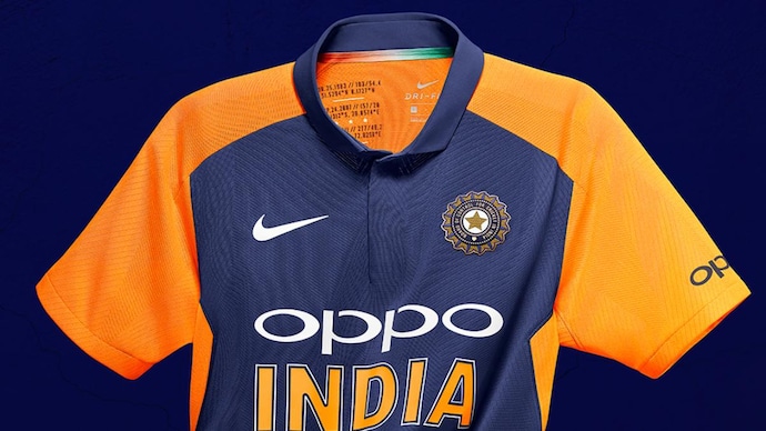 Nike india cricket jersey 2019 clearance world cup