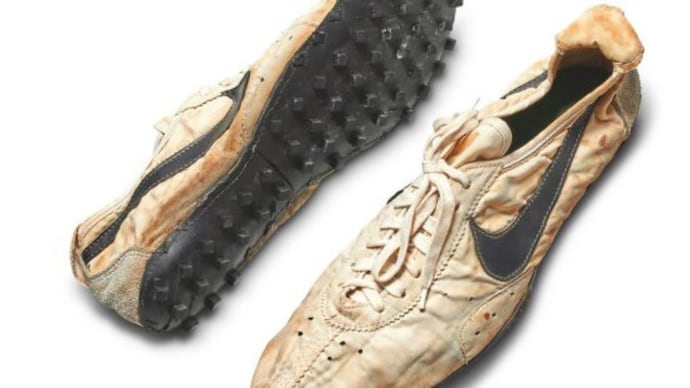 Nike sells rare Moon Shoe for record breaking Rs 3 crore. Seen