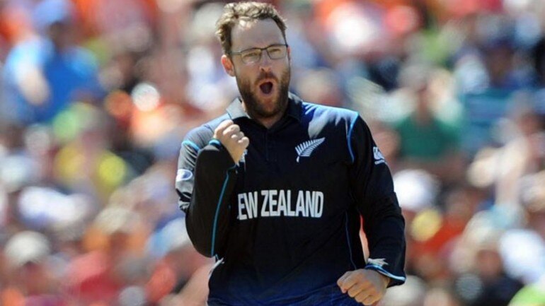 Former New Zealand captain Daniel Vettori's jersey number 11 retired