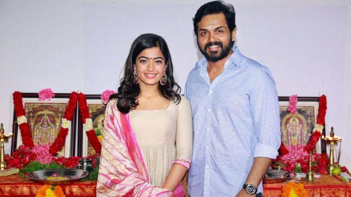 Is Karthi upset with Rashmika Mandanna for revealing Sultan film title?