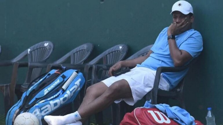 Tennis legend Mahesh Bhupathi will lead the Indian Davis Cup team for the September 14-15 tie (IANS Photo)