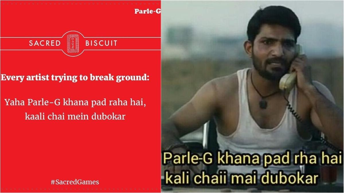 Sacred Games 2 Memes Now Get Parle G Netflix And Swiggy Twists Internet Dies Laughing Trending News News