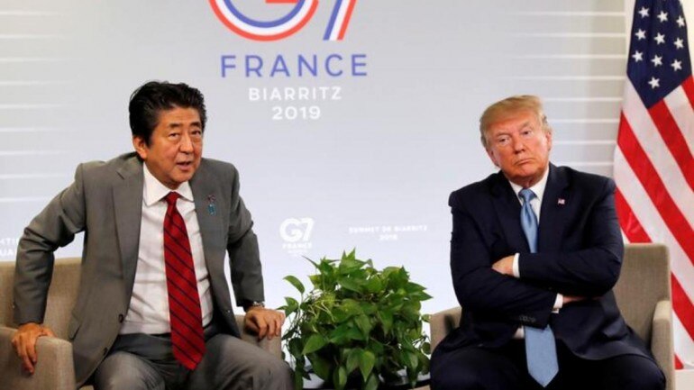 Donald Trump, Shinzo Abe, G7 Summit Donald Trump, Shinzo Abe, G7 Summit