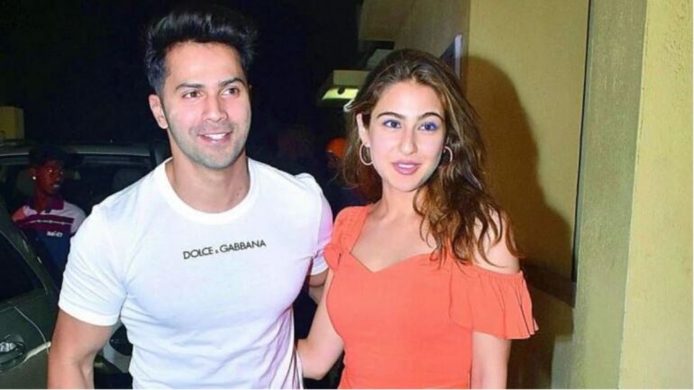 Image result for Varun Dhawan and Sara Ali Khan in Coolie no. 1