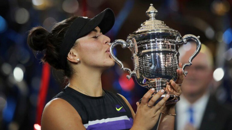 Teenager Bianca Andreescu defeated Serena Williams 6-3 7-5 to win her first Grand Slam title