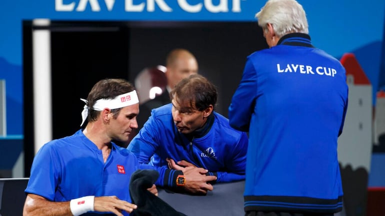 Laver Cup Rafael Nadal Roger Federer Keep Team Europe Ahead Vs Team World Sports News