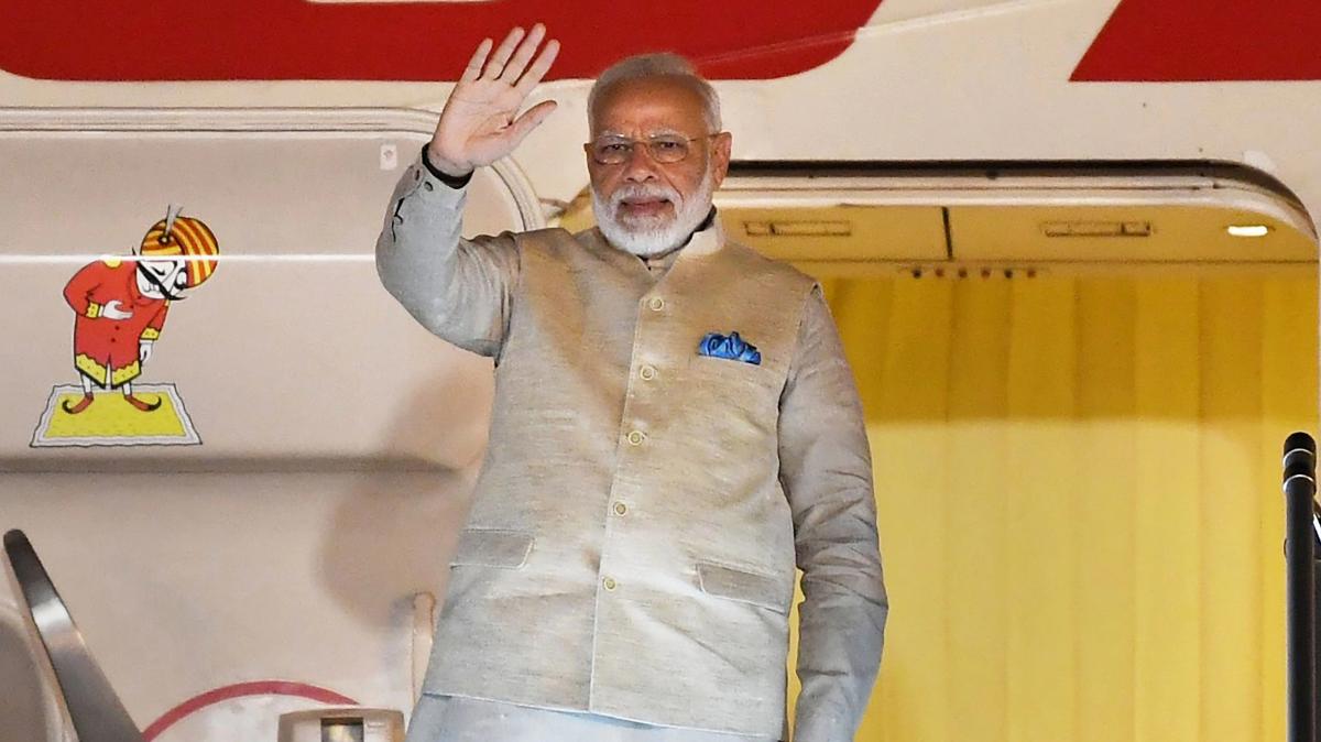 Prime Minister Shri Narendra Modi arrived in the vibrant city of