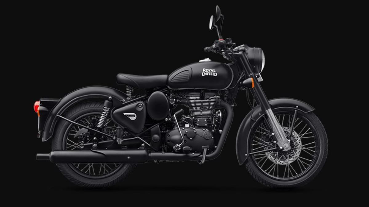 Royal enfield 350 full black deals