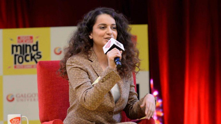Kangana Ranaut at Mind Rocks Delhi 2019.