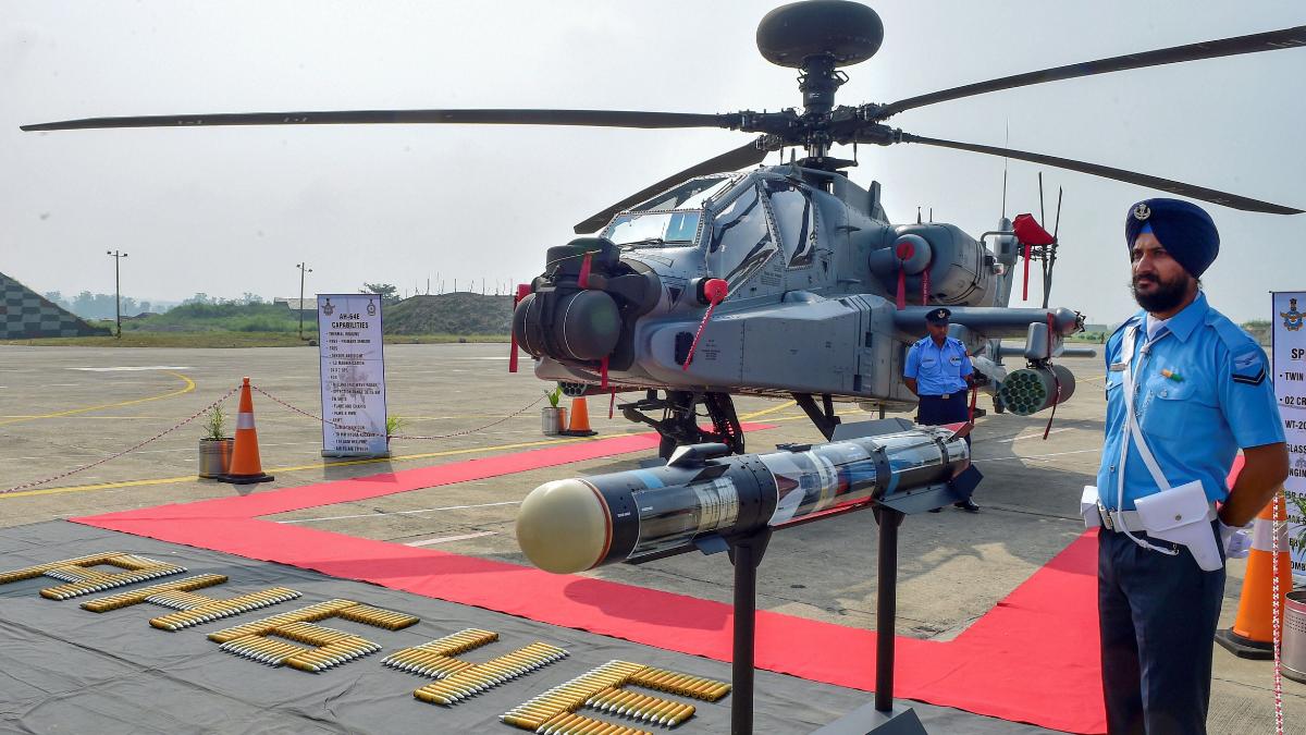 Indian Air Force inducts 8 new Apache attack choppers, most advanced combat helicopter to boost air force