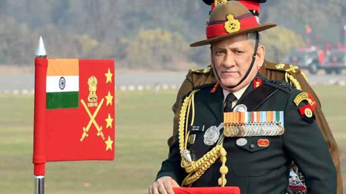 Army chief Gen Bipin Rawat to take over as chairman of CCS tomorrow