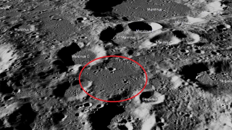 Image result for nasa released vikram lander hard landing