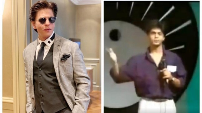 Shah Rukh Khan wins everyone with his wit in viral throwback video from his anchoring days - India Today