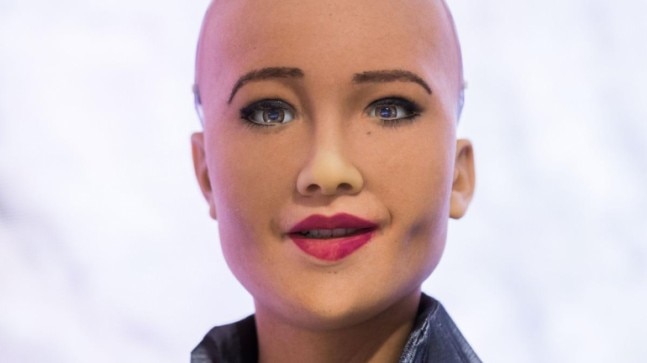 manav robot sophia