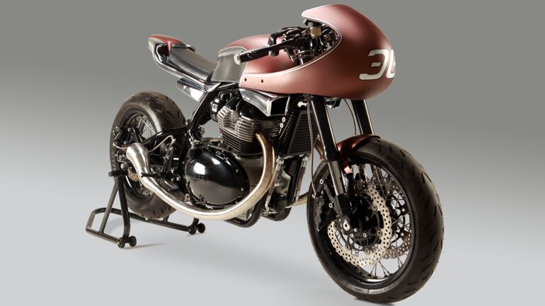 Royal Enfield Continental Gt 650 Based The 30 Unveiled At Kustomfest 2019 Auto News