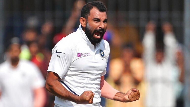 Image result for md shami test match