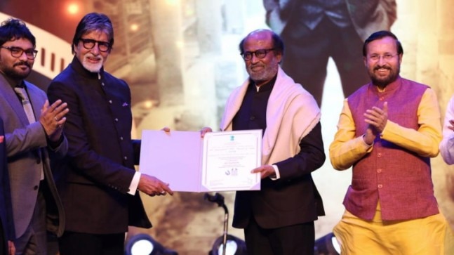 Rajinikanth honoured with Icon of Golden Jubilee award at IFFI 2019. See pics - India Today
