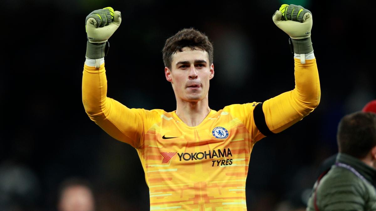 Tottenham issue immediate ban to supporter who threw cup at Chelsea goalkeeper Kepa Arrizabalaga