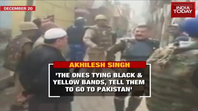 Go to Pakistan: Meerut SP caught on video threatening anti-CAA protesters, explains why