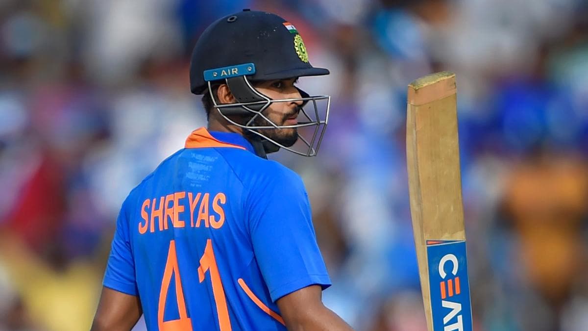 Shreyas iyer hot sale jersey number