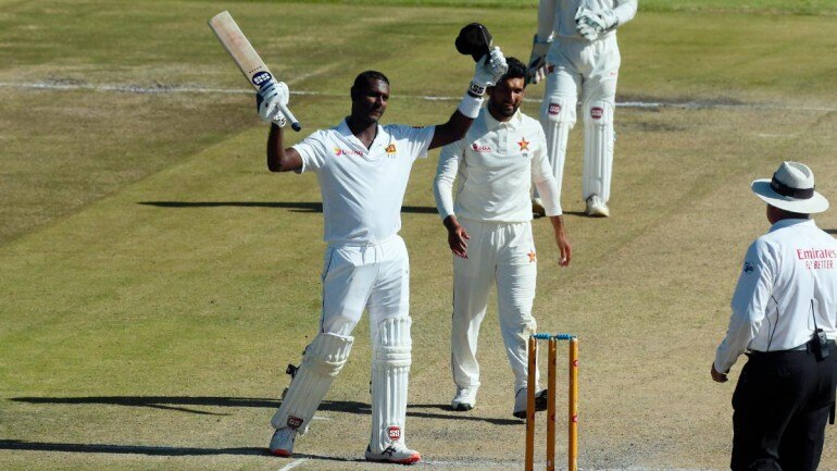 Harare Test: Angelo Mathews' maiden double ton puts Sri Lanka in control vs Zimbabwe Angelo Mathews was unbeaten on 200 from 468 balls vs Zimbabwe. (AP Photo)