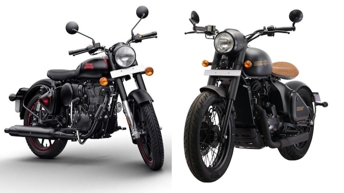 Royal Enfield Classic 350 BS6 vs Jawa Perak bobber Prices compared