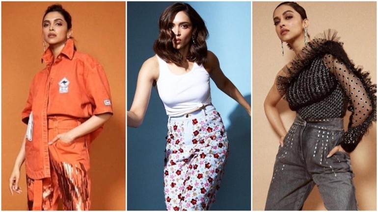 Deepika Padukone shows glam ways to wear embellished pants (Photos: Instagram) Deepika Padukone shows glam ways to wear embellished pants (Photos: Instagram)