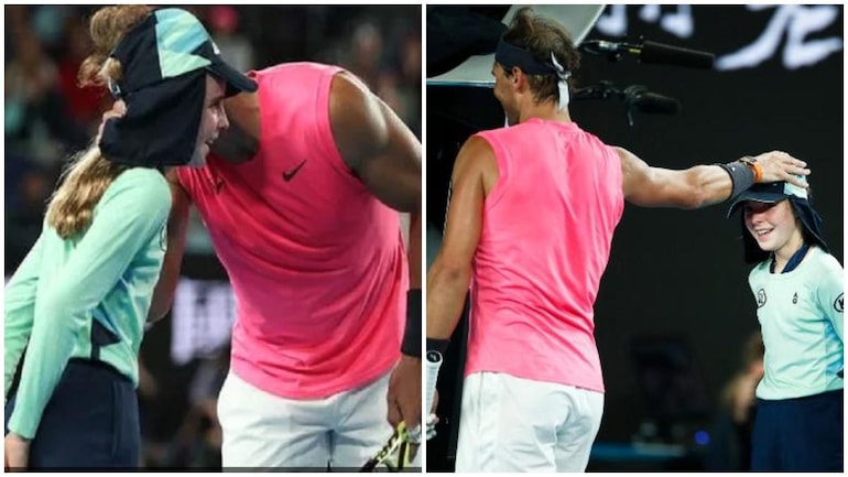 Rafael Nadal Accidentally Hits Ball On A Girl S Head Gives Her A Kiss On Cheek Internet Is In Awe Trending News News
