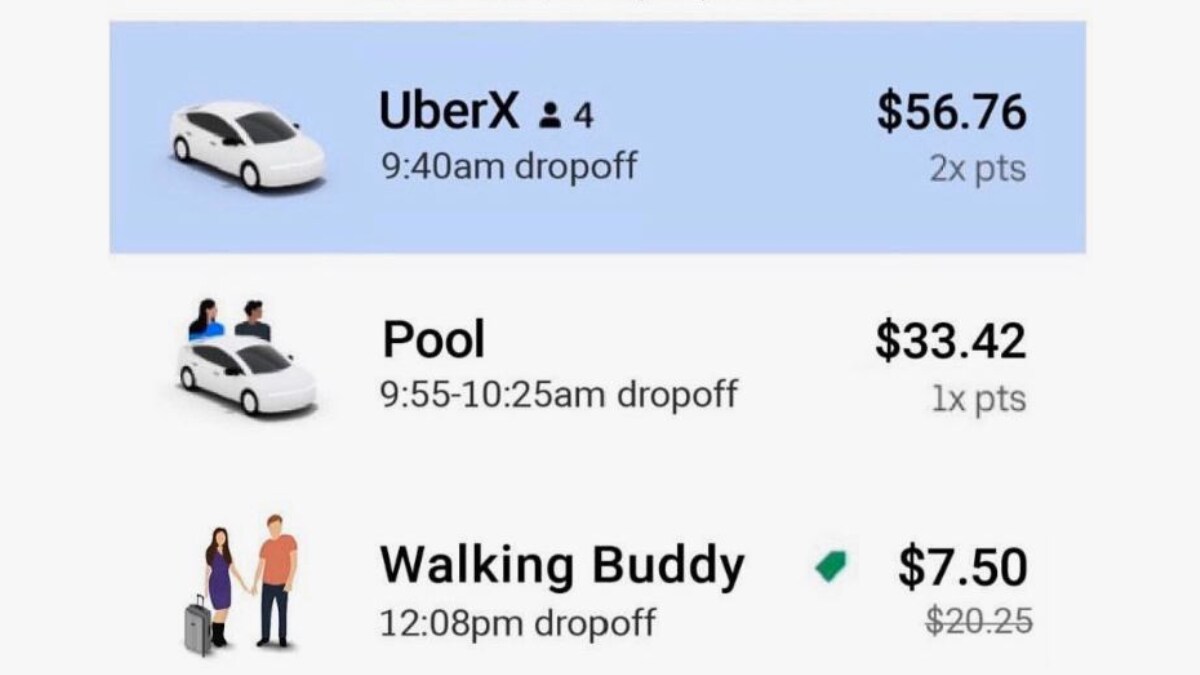 Uber S Winning Reply On Viral Walking Buddy Option Has Internet Laughing Hard But Is It True Trending News News Uber S Winning Reply On Viral Walking Buddy Option Has Internet Laughing Hard But Is It True Trending News News