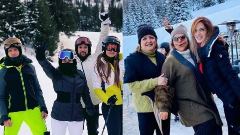 Hrithik Roshan and Sussanne Roshan have recently returned from a vacation with their family. Hrithik Roshan and Sussanne Roshan have recently returned from a vacation with their family.