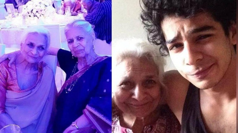 Ishaan Khatter shared sevral pictures of his grandmother on Instagram. Ishaan Khatter shared sevral pictures of his grandmother on Instagram.