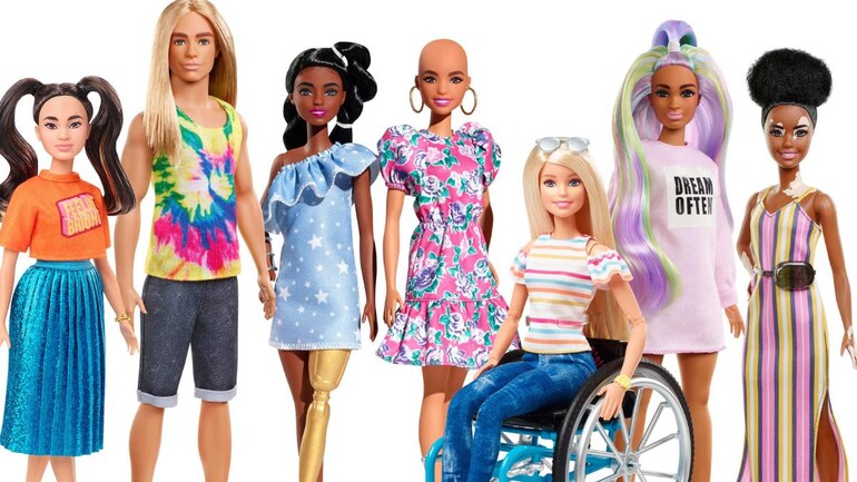 Barbie Becomes Inclusive Add New Dolls With Vitiligo Disability And No Hair Trending News News 28 Barbie 2022 Holiday Edition
