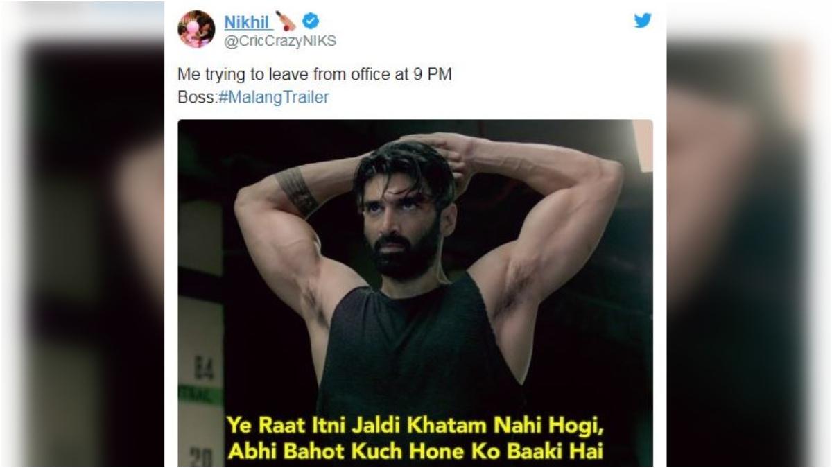 Malang Trailer Gives Internet Latest Memes In One Aditya Roy Kapur Scene Best Ones Trending News News