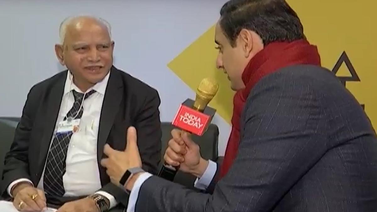 DAVOS Exclusive: Farmer's son Yediyurappa dons suit and tie for investments at WEF 