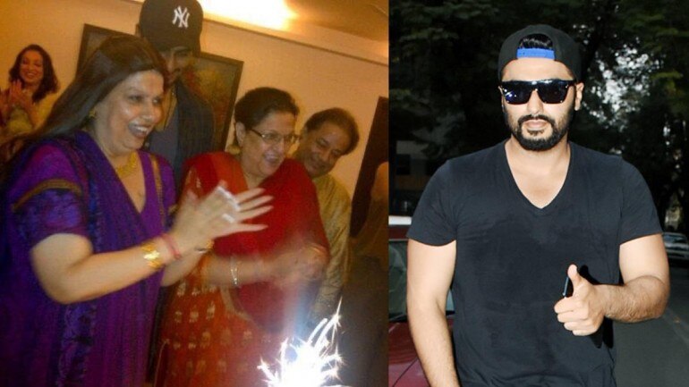 Arjun Kapoor took to social media to share an old picture of her mother on the latter's birth anniversary.