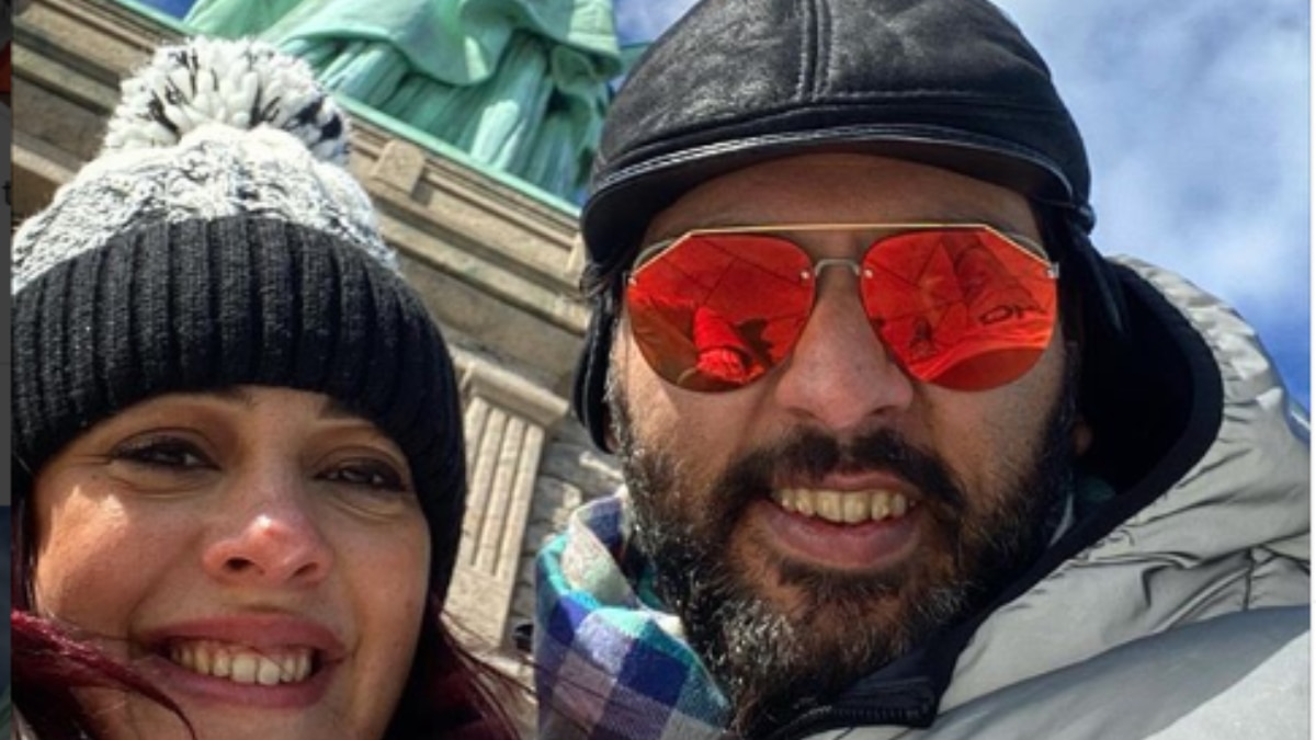 Yuvraj Singh braves a freezing day for Hazel Keech: Only because it is your birthday