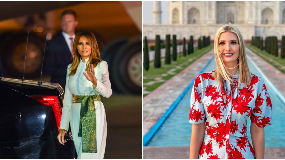 Fashion Diplomacy Melania Ivanka Trump Make Sartorial Statements On Day 1 India Visit Mail Today News