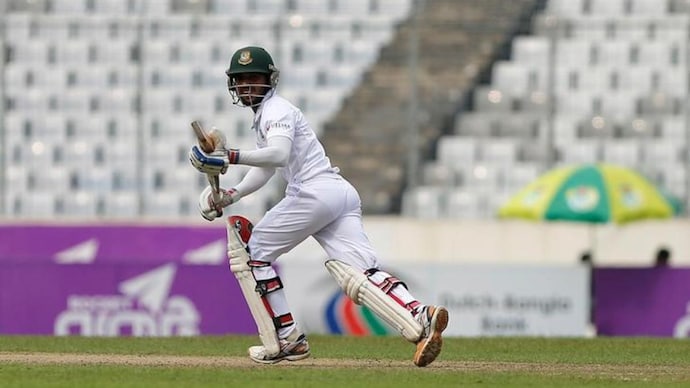 Bangladesh captain Mominul Haque (Reuters Image) Mominul Haque hits 1st Test fifty as captain to put Bangladesh on top vs Zimbabwe